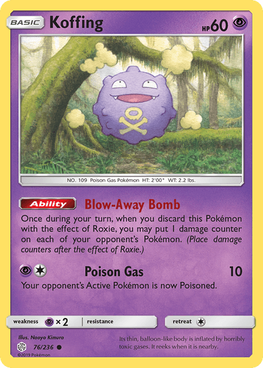 Koffing, Cosmic Eclipse 76