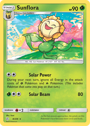 Sunflora, Cosmic Eclipse 8