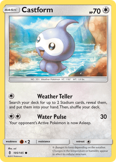 Castform, Guardians Rising 105