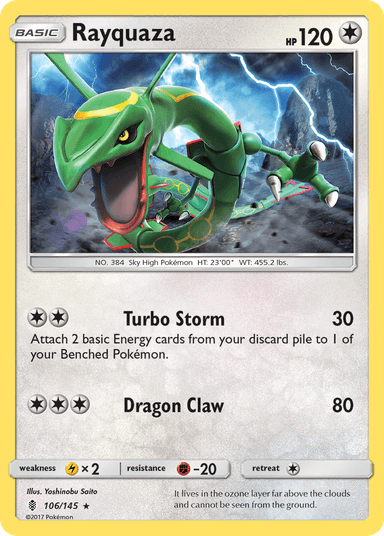 Rayquaza, Guardians Rising 106