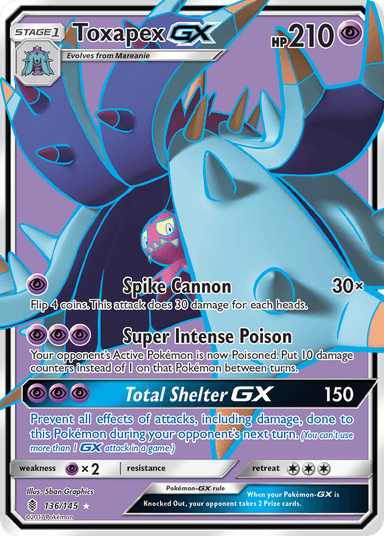 Toxapex-GX, Guardians Rising 136