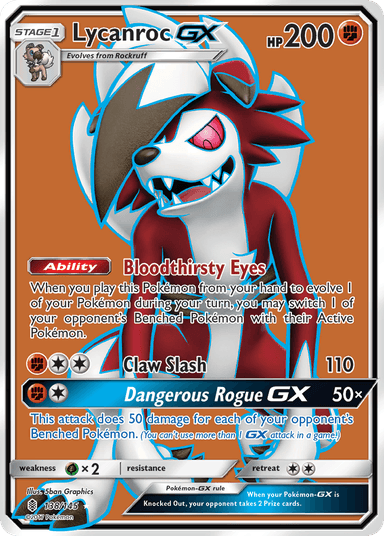 Lycanroc-GX, Guardians Rising 138