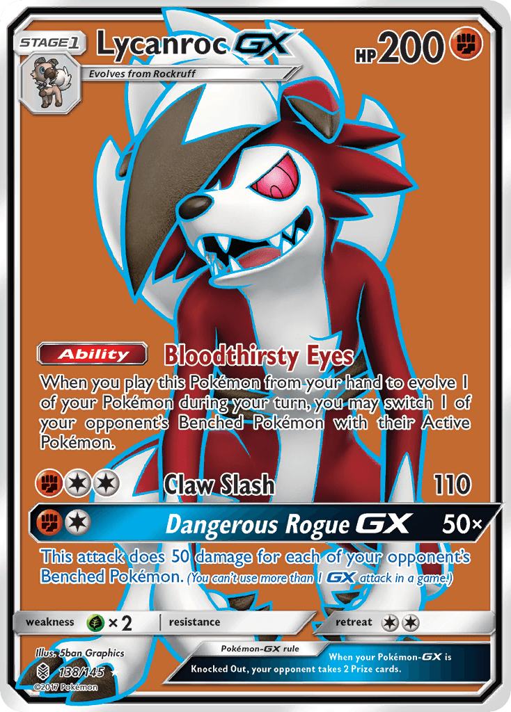 Lycanroc-GX, Guardians Rising 138