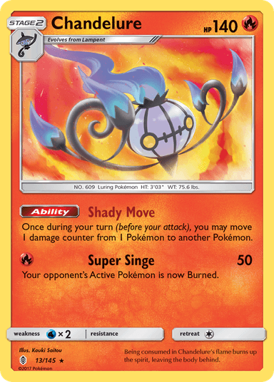 Chandelure, Guardians Rising 13