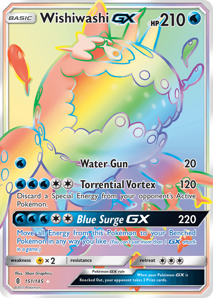 Wishiwashi-GX, Guardians Rising 151