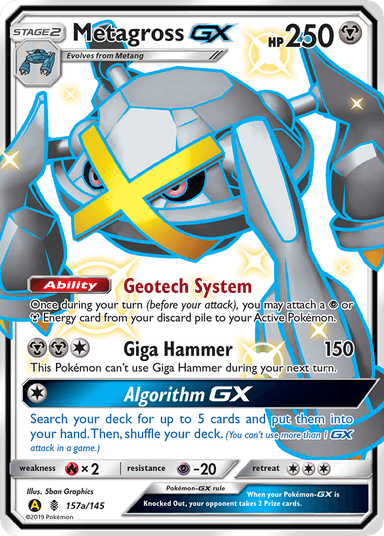 Metagross-GX, Guardians Rising 157a
