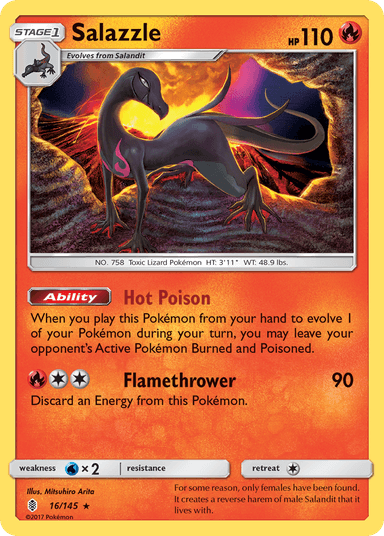 Salazzle, Guardians Rising 16