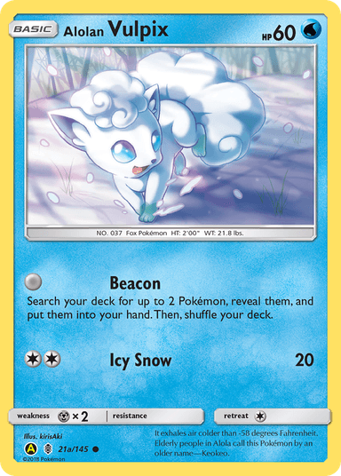 Alolan Vulpix, Guardians Rising 21a