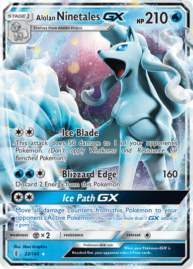 Alolan Ninetales-GX, Guardians Rising 22