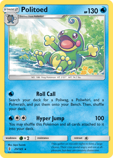 Politoed, Guardians Rising 25