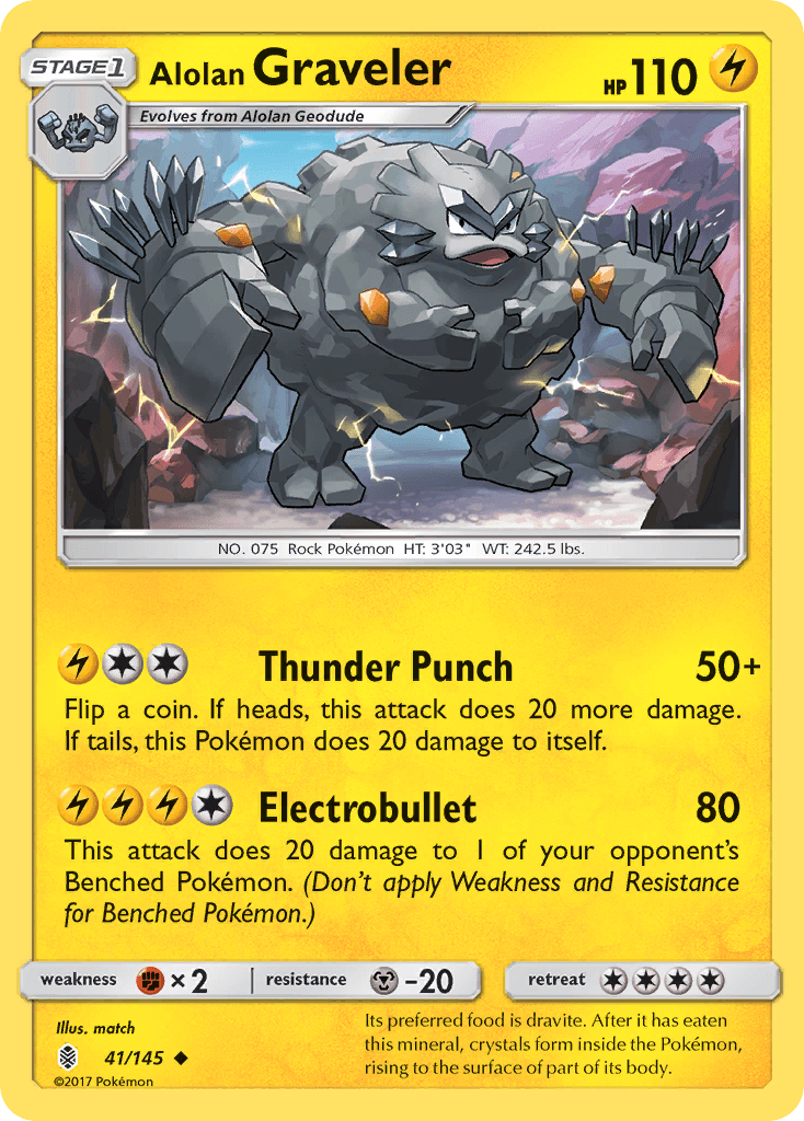 Alolan Graveler, Guardians Rising 41