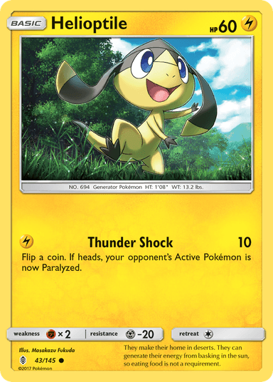 Helioptile, Guardians Rising 43