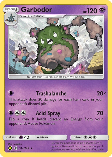 Garbodor, Guardians Rising 51a