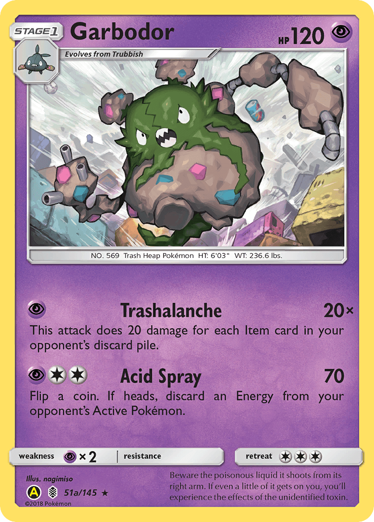 Garbodor, Guardians Rising 51a