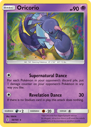 Oricorio, Guardians Rising 56