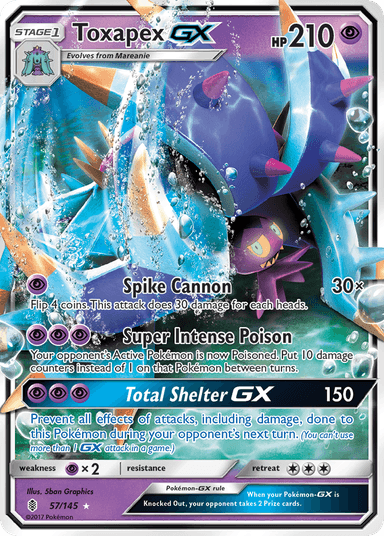 Toxapex-GX, Guardians Rising 57