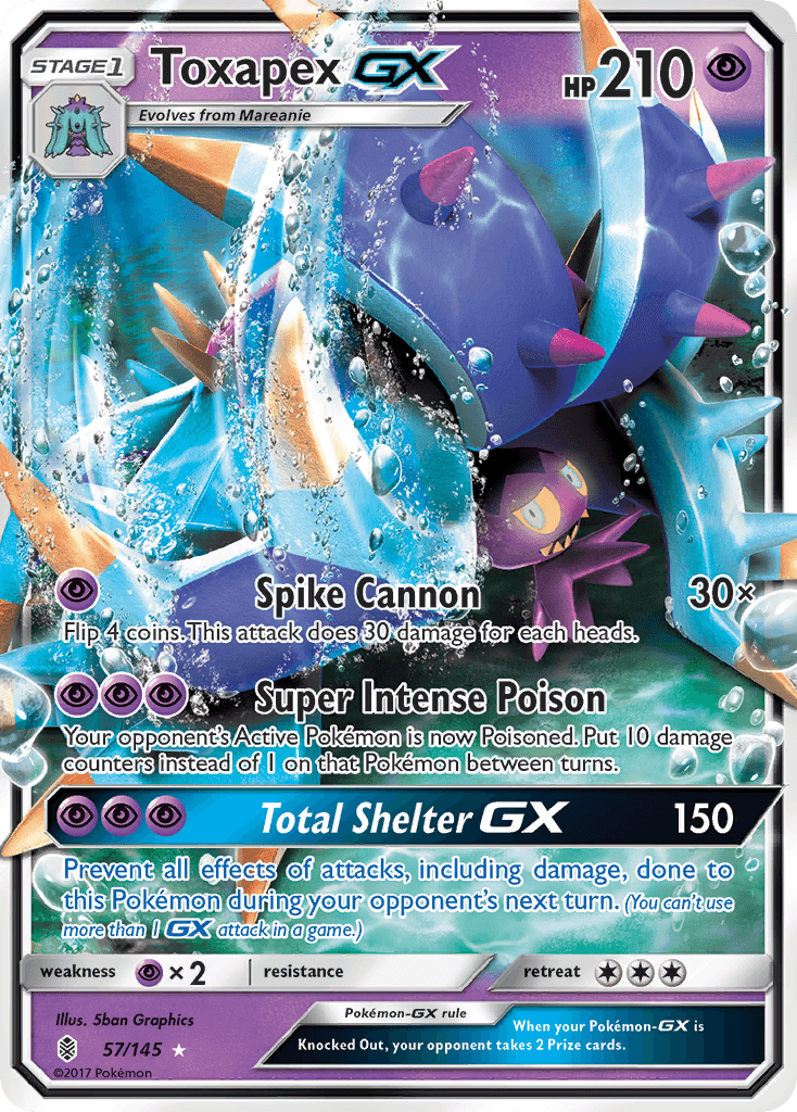 Toxapex-GX, Guardians Rising 57