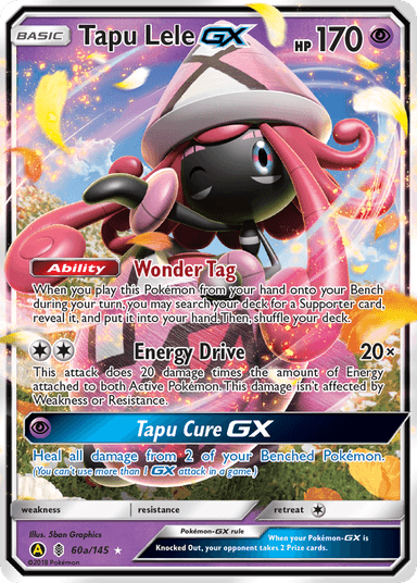 Tapu Lele-GX, Guardians Rising 60a