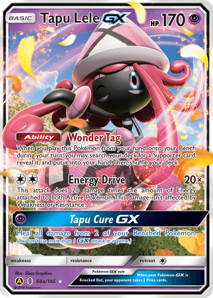 Tapu Lele-GX, Guardians Rising 60a