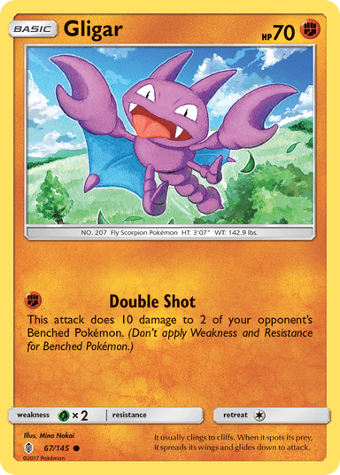 Gligar, Guardians Rising 67