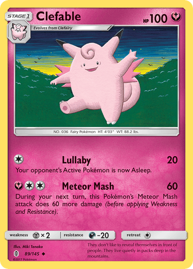 Clefable, Guardians Rising 89