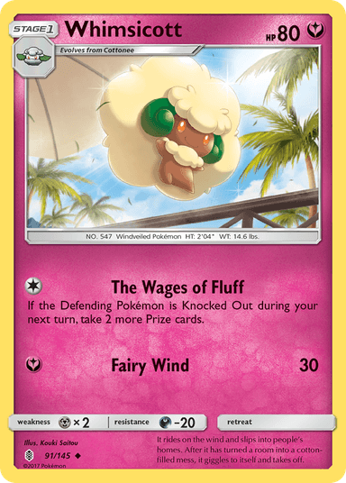 Whimsicott, Guardians Rising 91