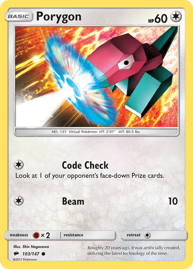 Porygon, Burning Shadows 103