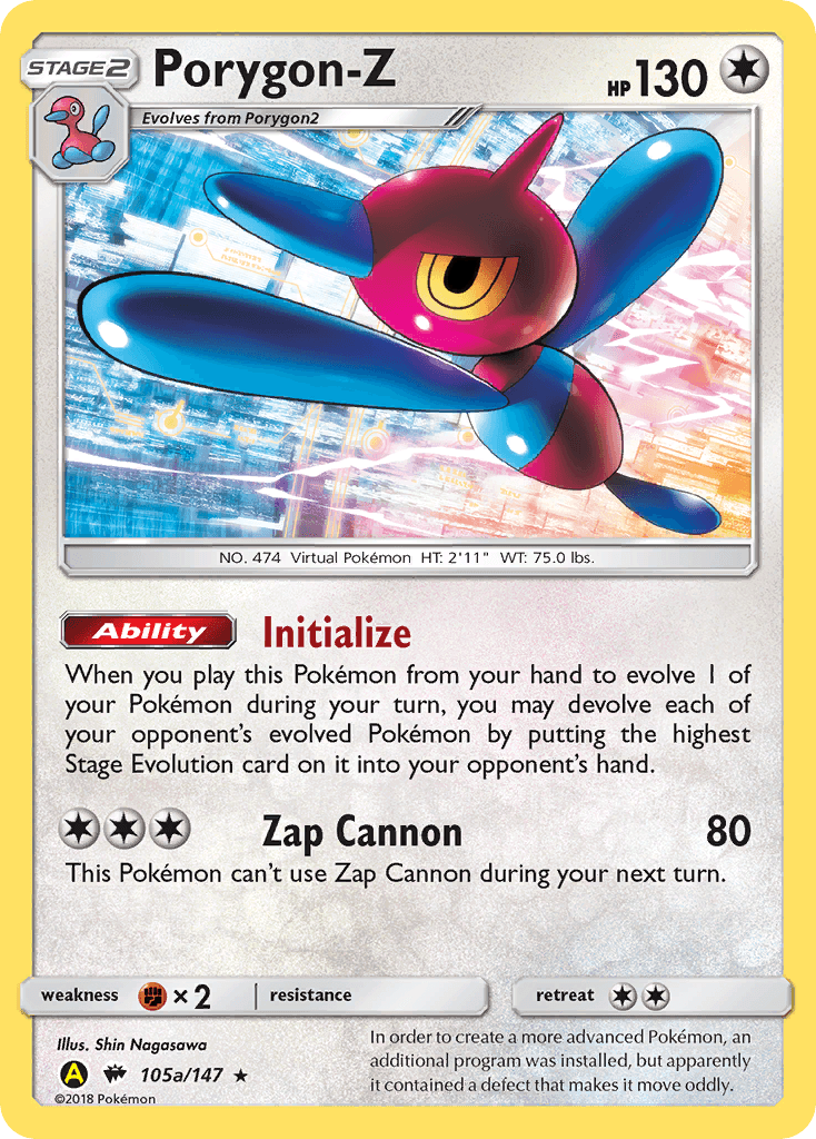 Porygon-Z, Burning Shadows 105a