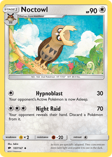Noctowl, Burning Shadows 107