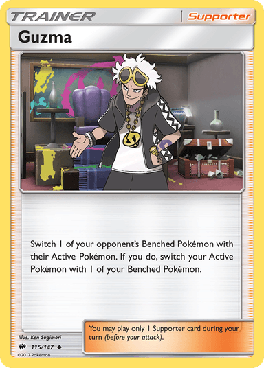 Guzma, Burning Shadows 115