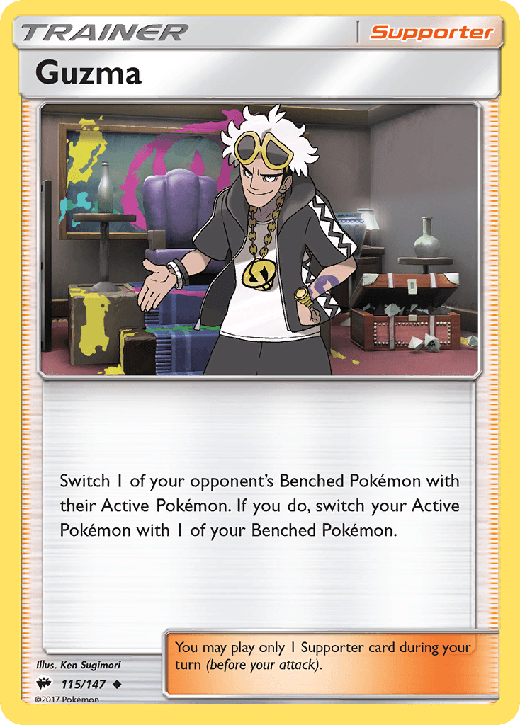 Guzma, Burning Shadows 115