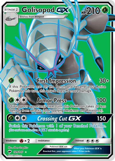 Golisopod-GX, Burning Shadows 129