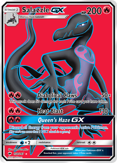 Salazzle-GX, Burning Shadows 132