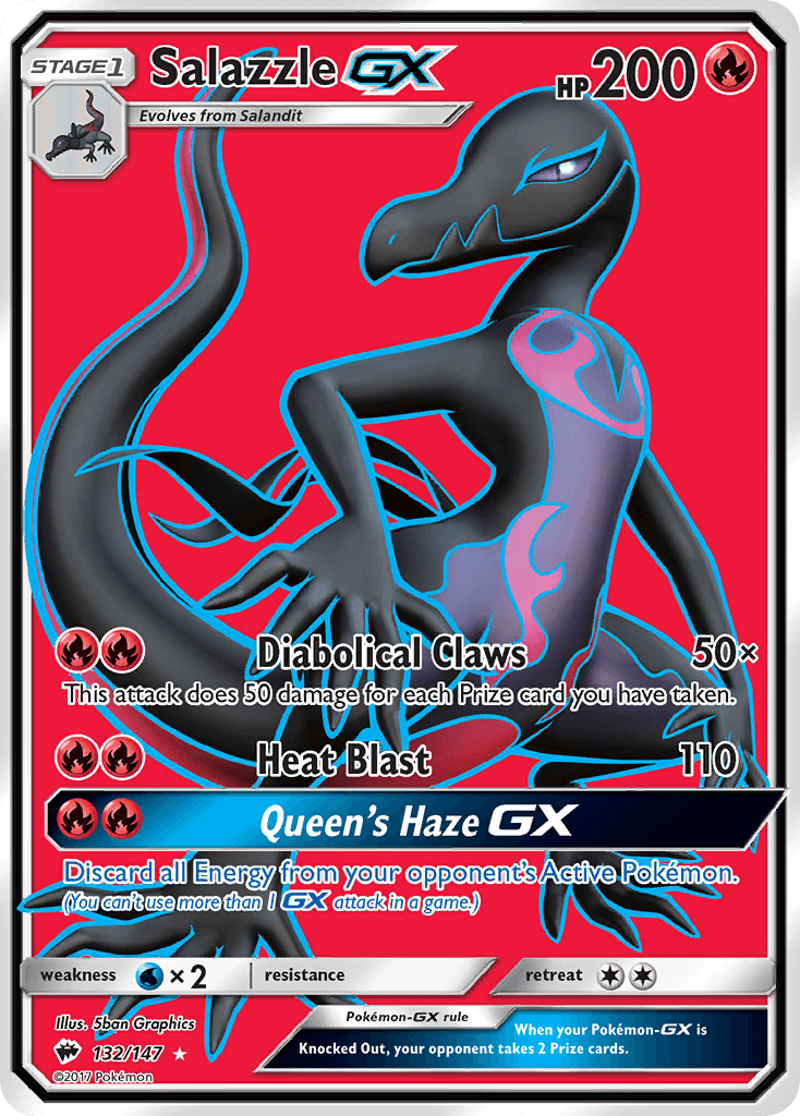 Salazzle-GX, Burning Shadows 132