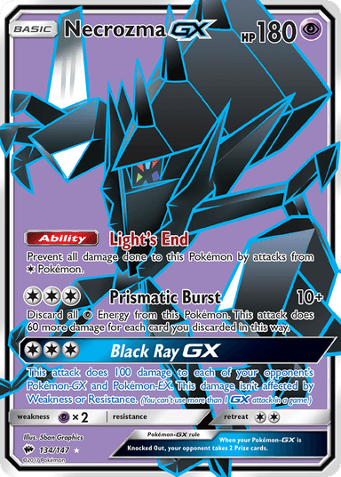 Necrozma-GX, Burning Shadows 134