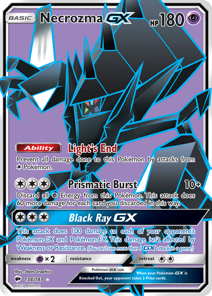 Necrozma-GX, Burning Shadows 134