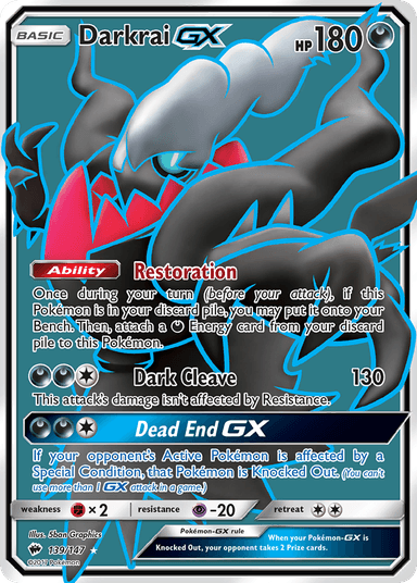 Darkrai-GX, Burning Shadows 139