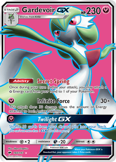 Gardevoir-GX, Burning Shadows 140