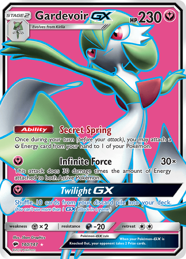 Gardevoir-GX, Burning Shadows 140