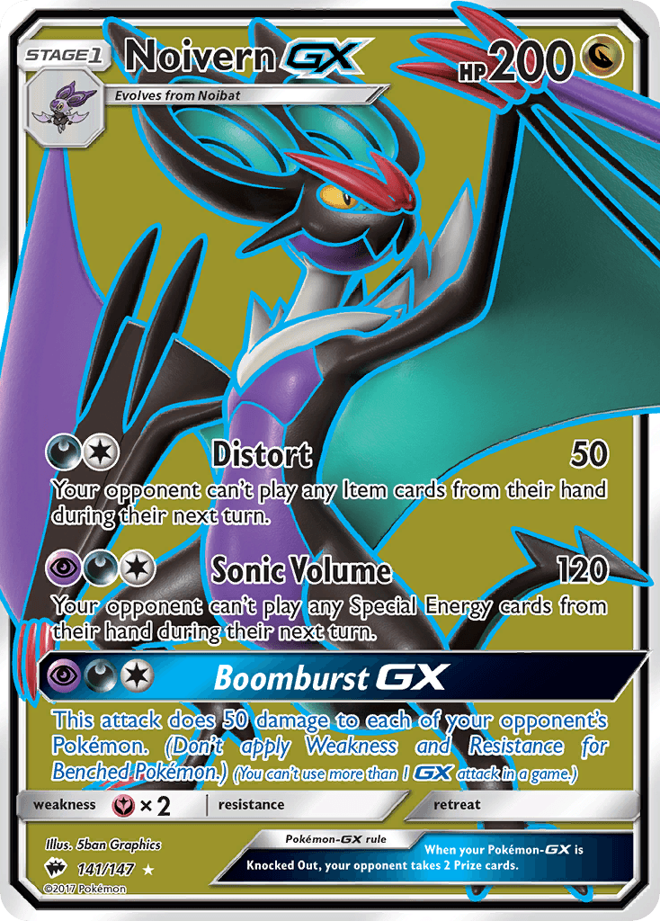 Noivern-GX, Burning Shadows 141