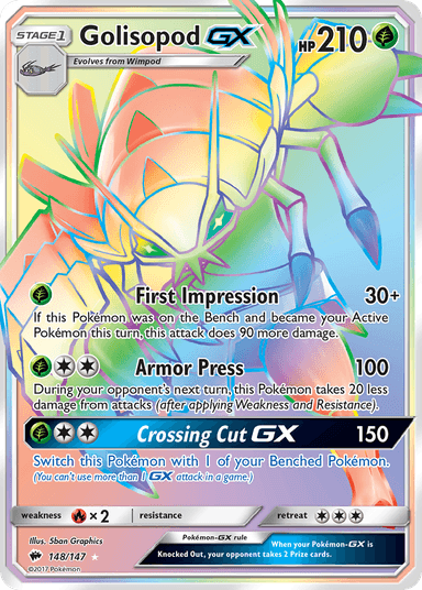 Golisopod-GX, Burning Shadows 148