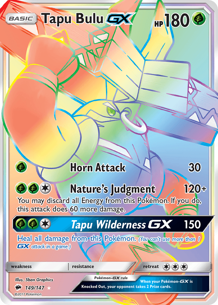 Tapu Bulu-GX, Burning Shadows 149