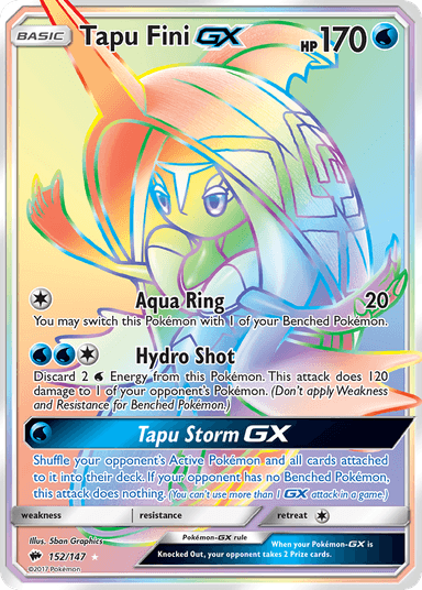 Tapu Fini-GX, Burning Shadows 152