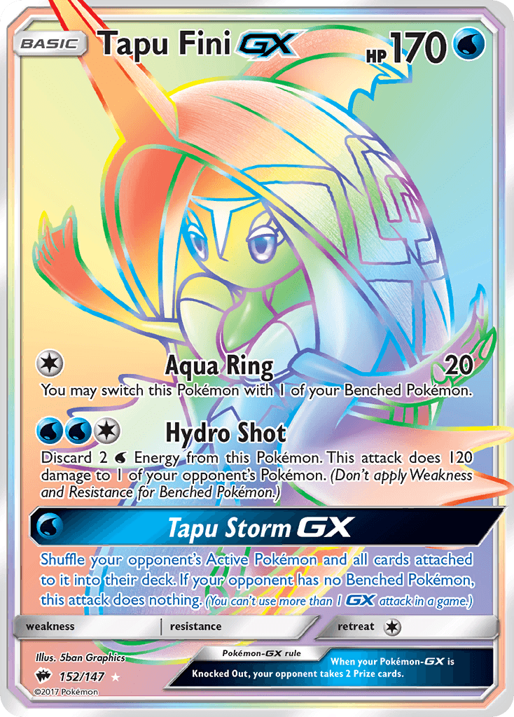 Tapu Fini-GX, Burning Shadows 152