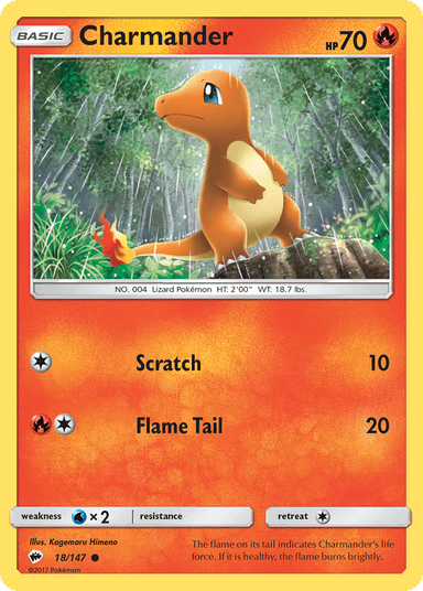 Charmander, Burning Shadows 18