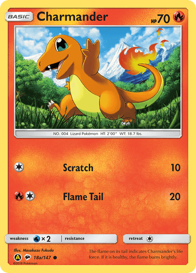 Charmander, Burning Shadows 18a
