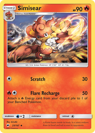 Simisear, Burning Shadows 23
