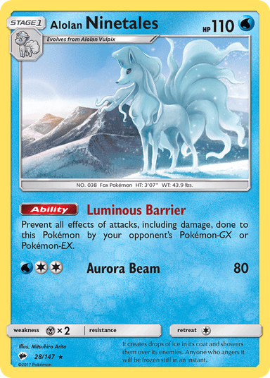 Alolan Ninetales, Burning Shadows 28