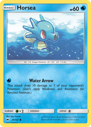 Horsea, Burning Shadows 29