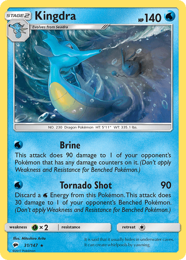 Kingdra, Burning Shadows 31